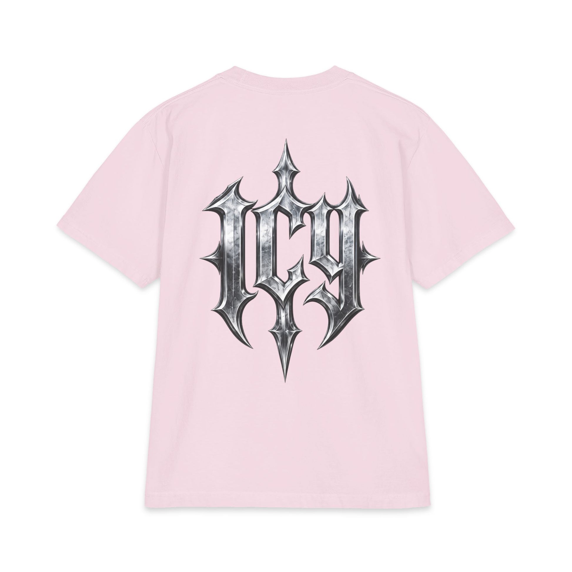 Metallic Spike Logo Short Sleeve Graphic T-Shirt