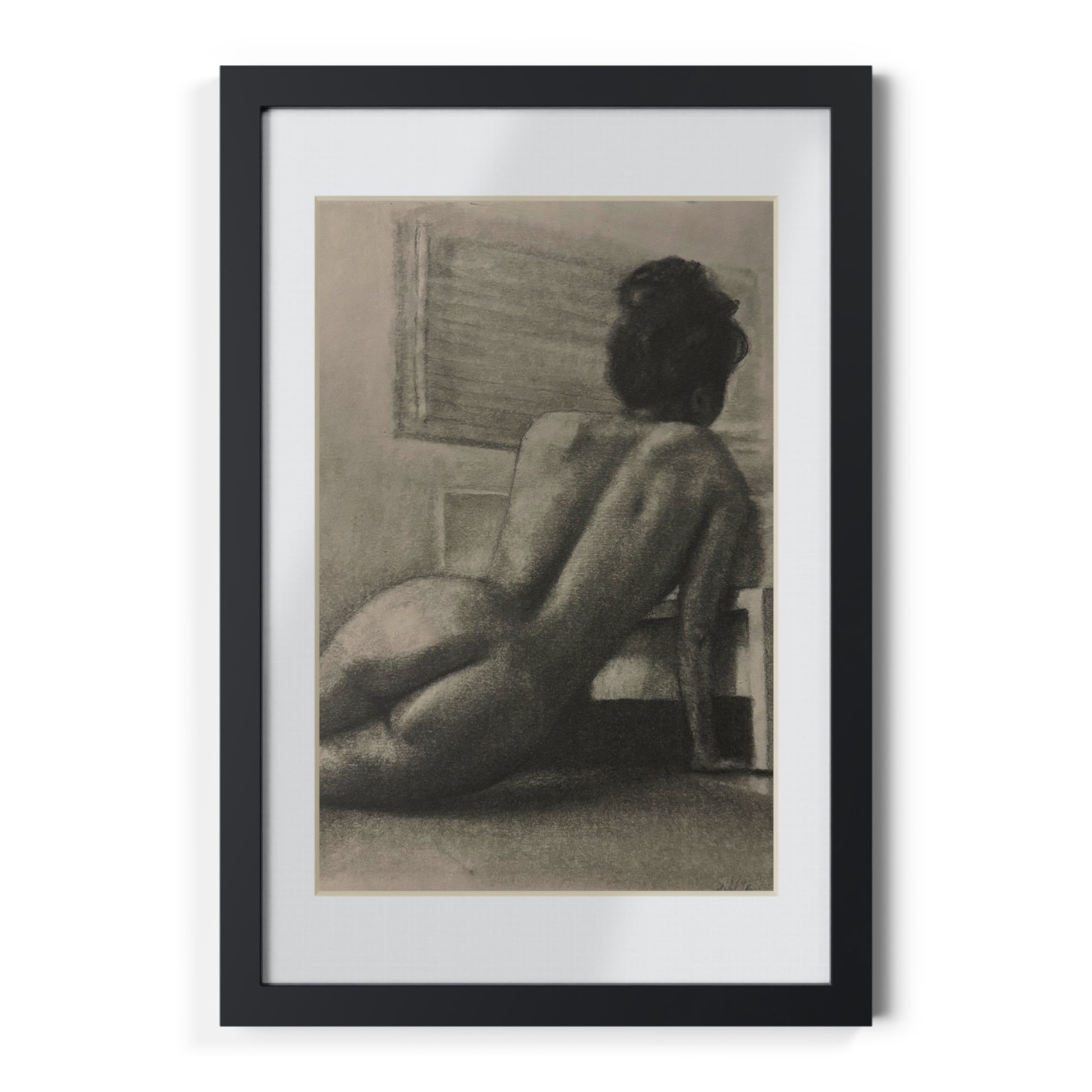 “Sitting Pretty” Framed Posters, Black