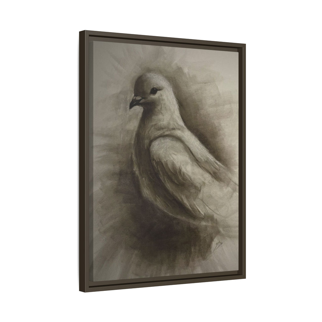 “Dove” Matte Canvas, Framed (Multi-color)