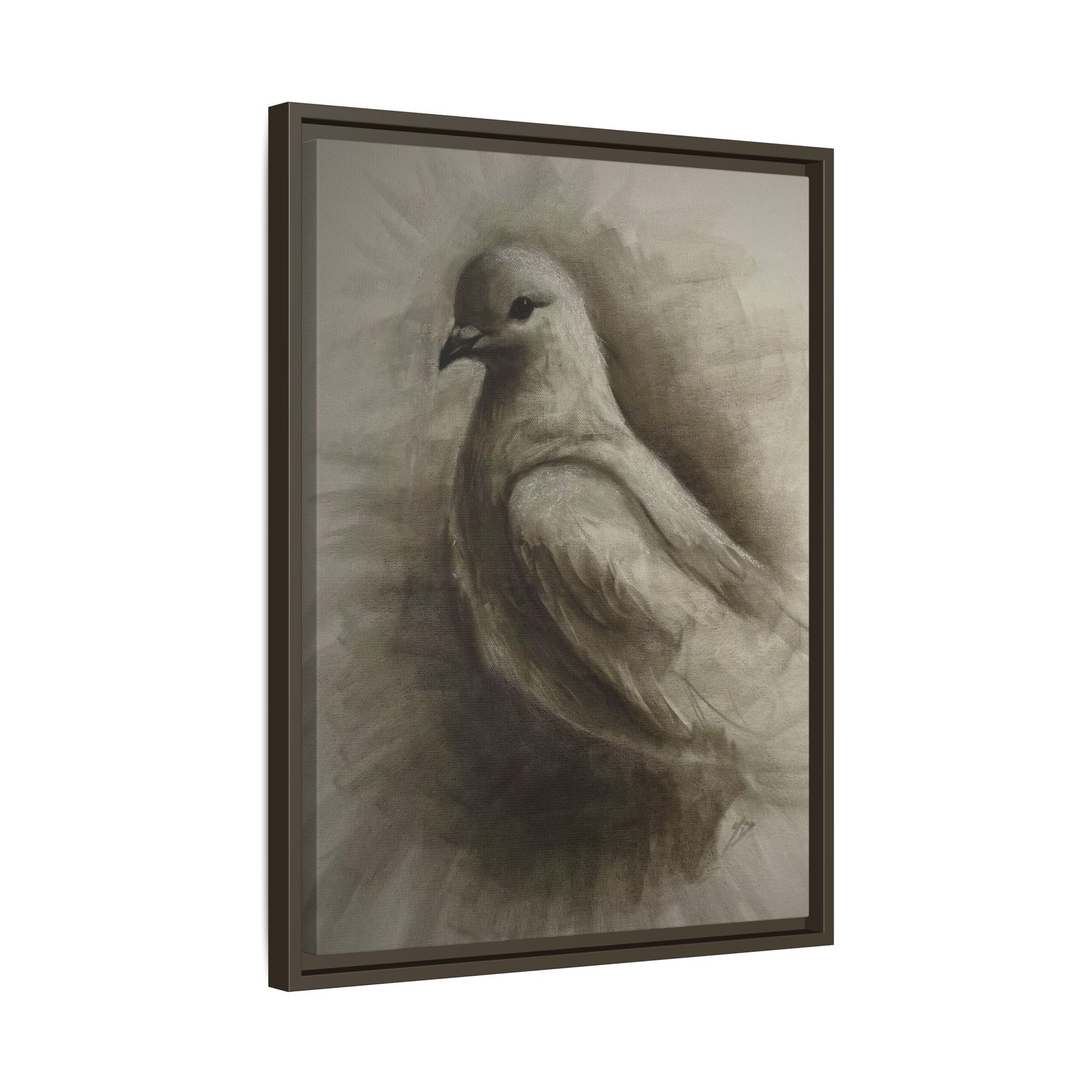 “Dove” Matte Canvas, Framed (Multi-color)