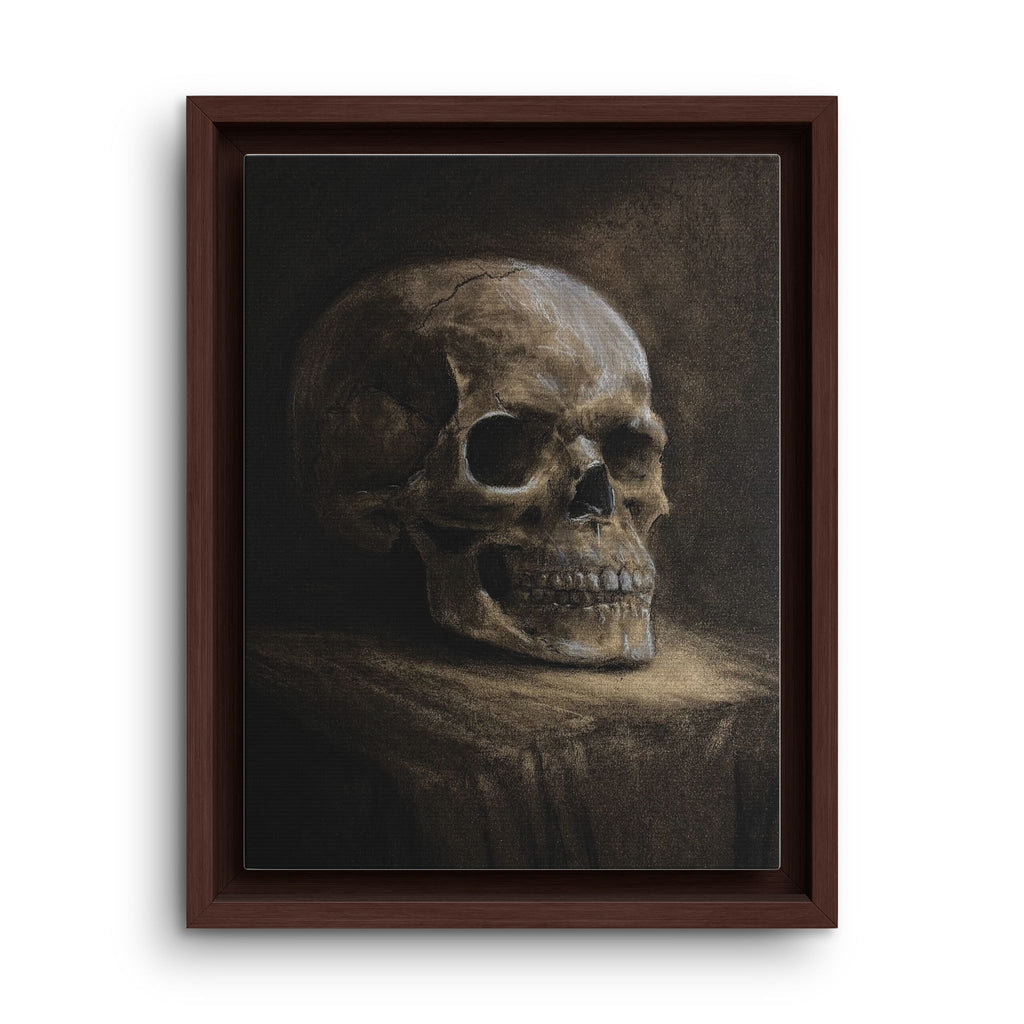 Framed Canvas Skull Portrait Wall Art