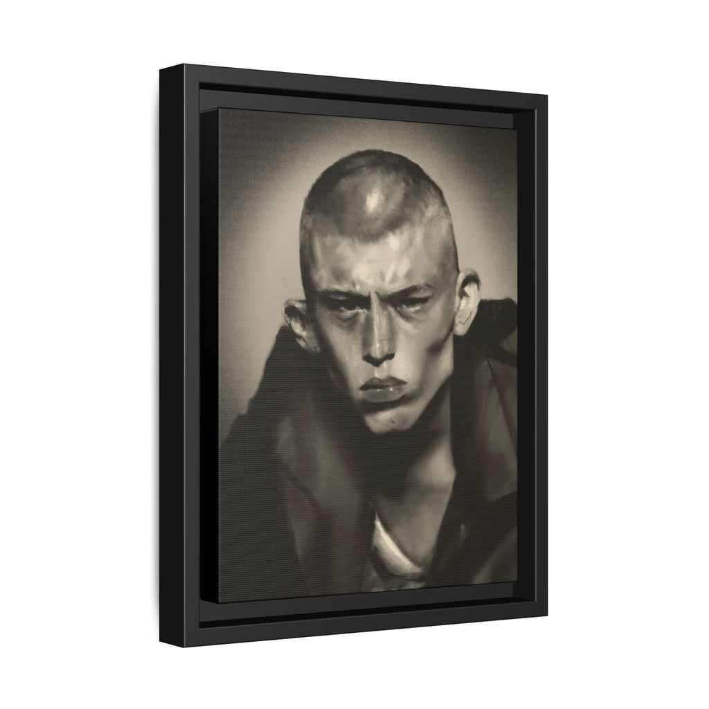 “Buzz Cut” Matte Canvas, Framed (Multi-color)