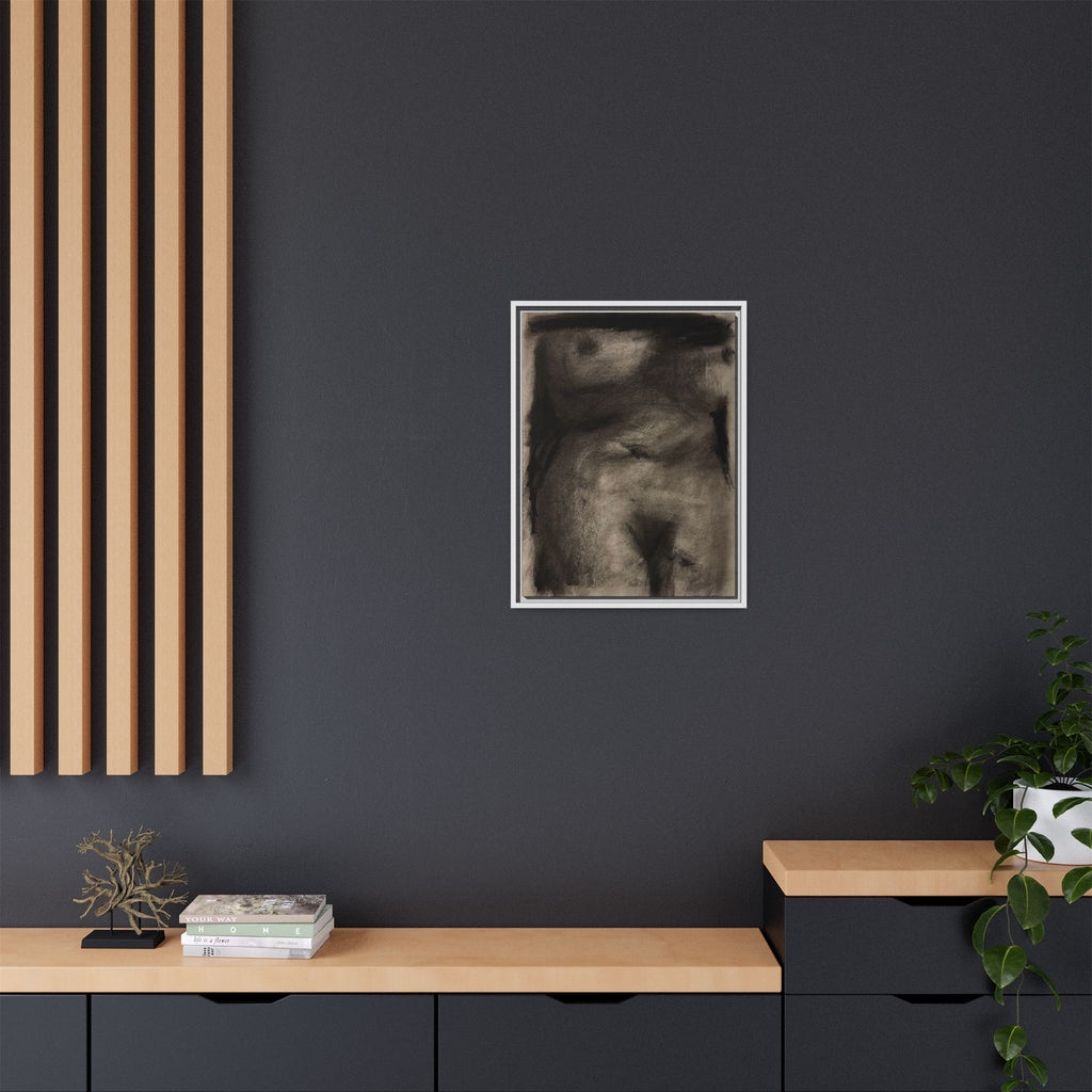 “The Price Of Intuition” Matte Canvas, Framed (Multi-color)
