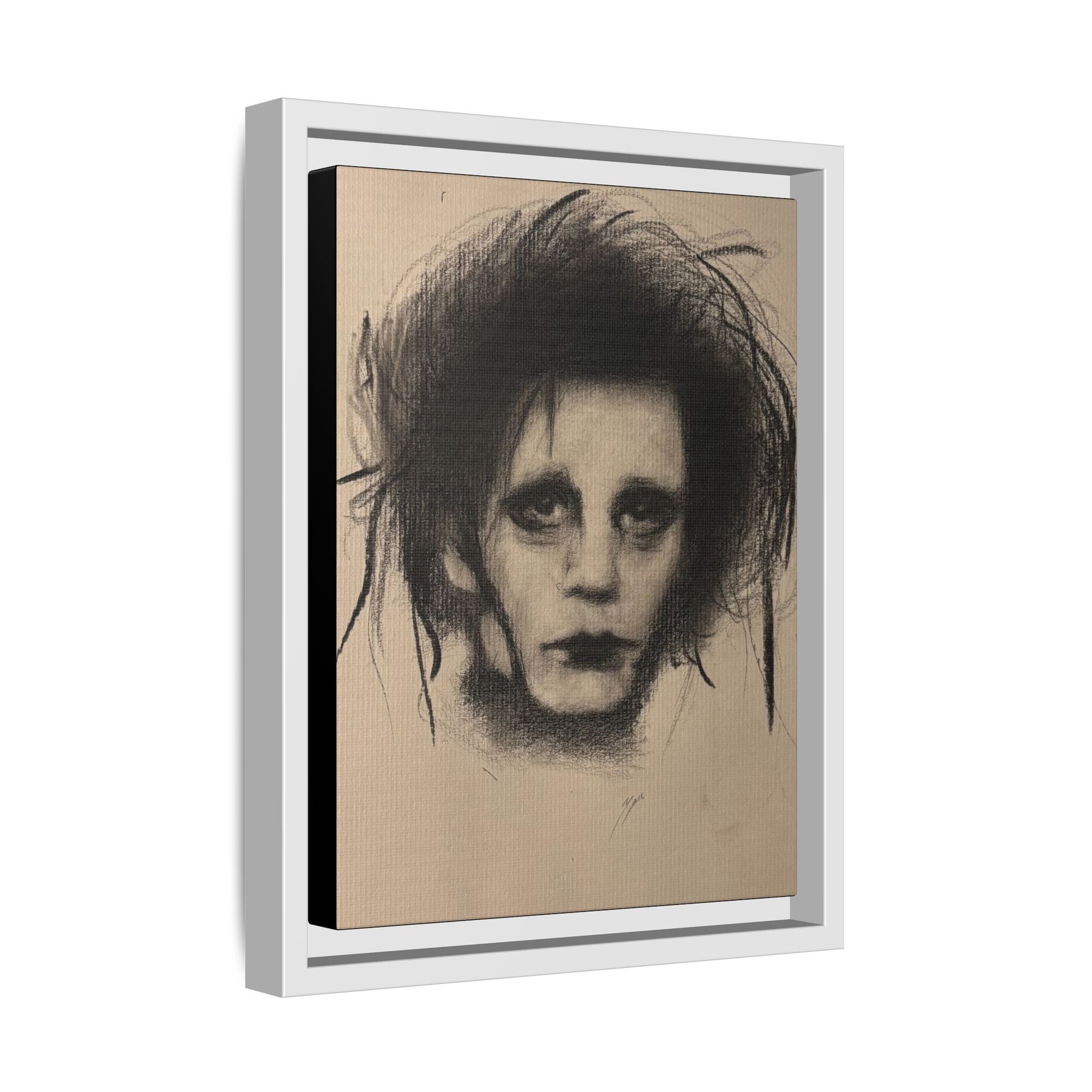 “Edward” Matte Canvas, Framed (Multi-color)