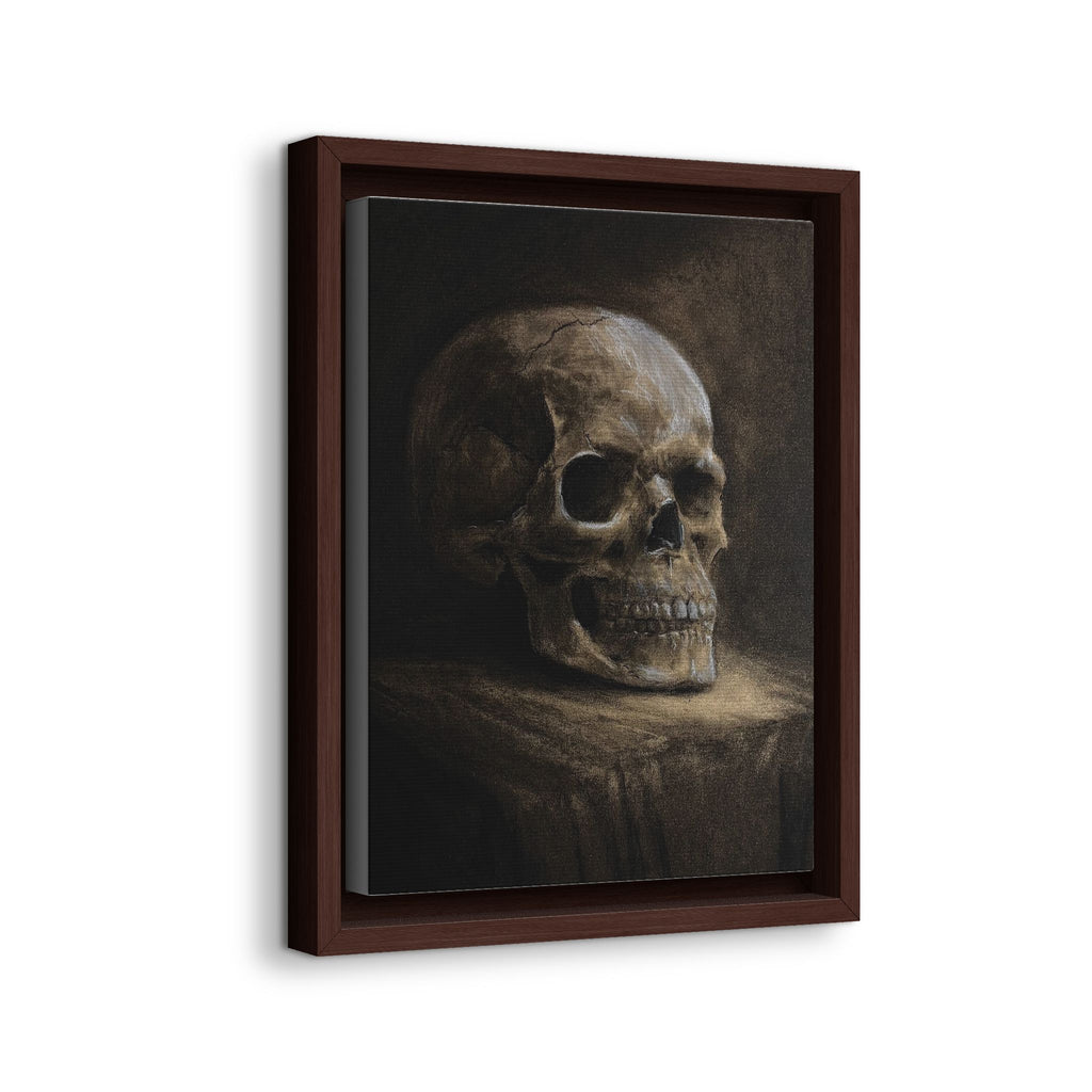 Framed Canvas Skull Portrait Wall Art