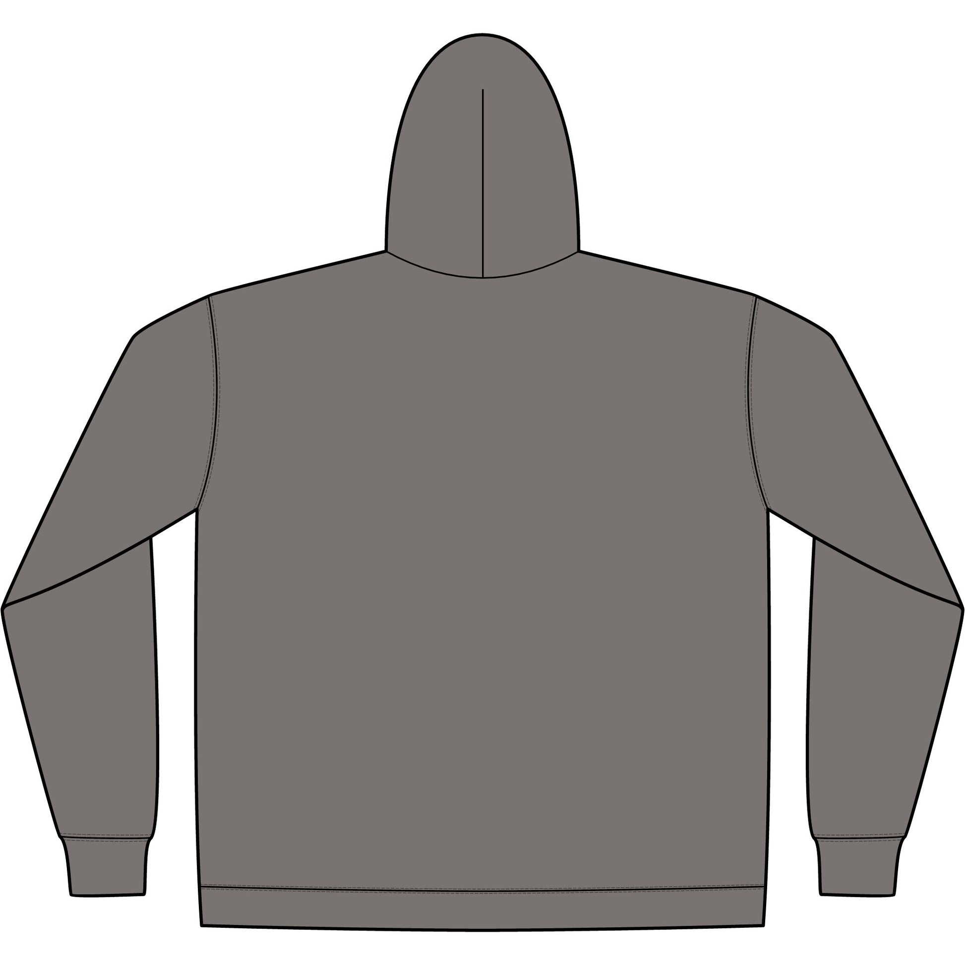 “ICY” Unisex Relax Faded Zip Hood