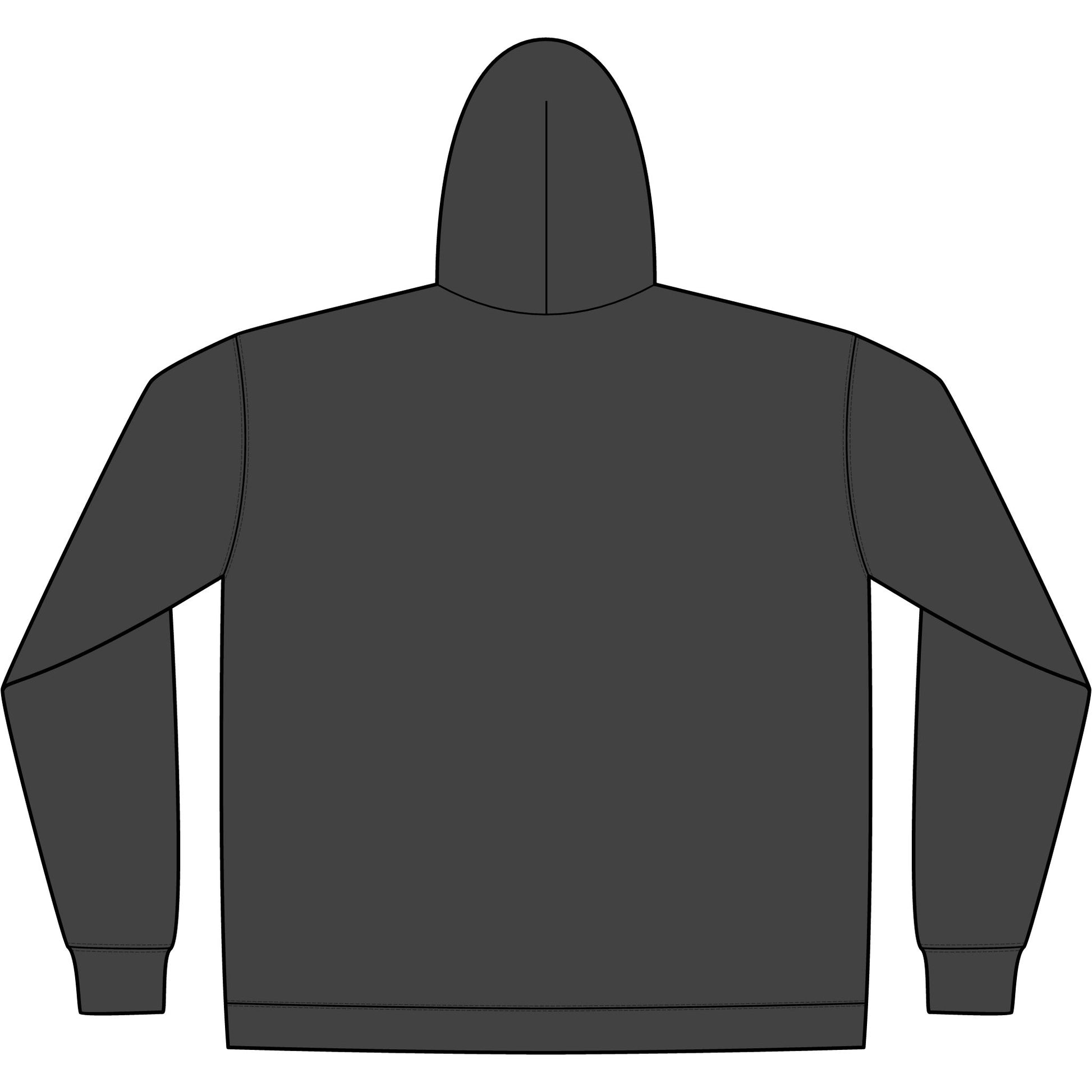 “ICY” Unisex Relax Faded Zip Hood