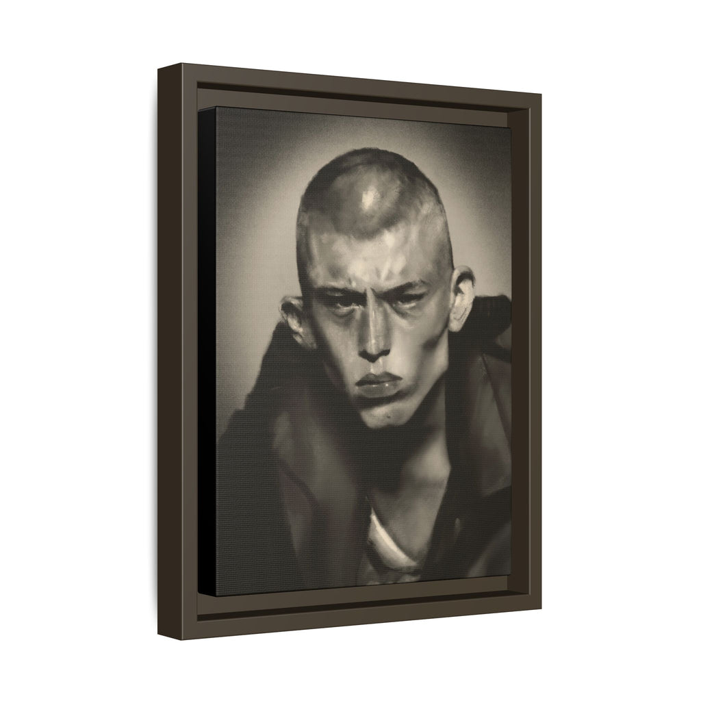 “Buzz Cut” Matte Canvas, Framed (Multi-color)