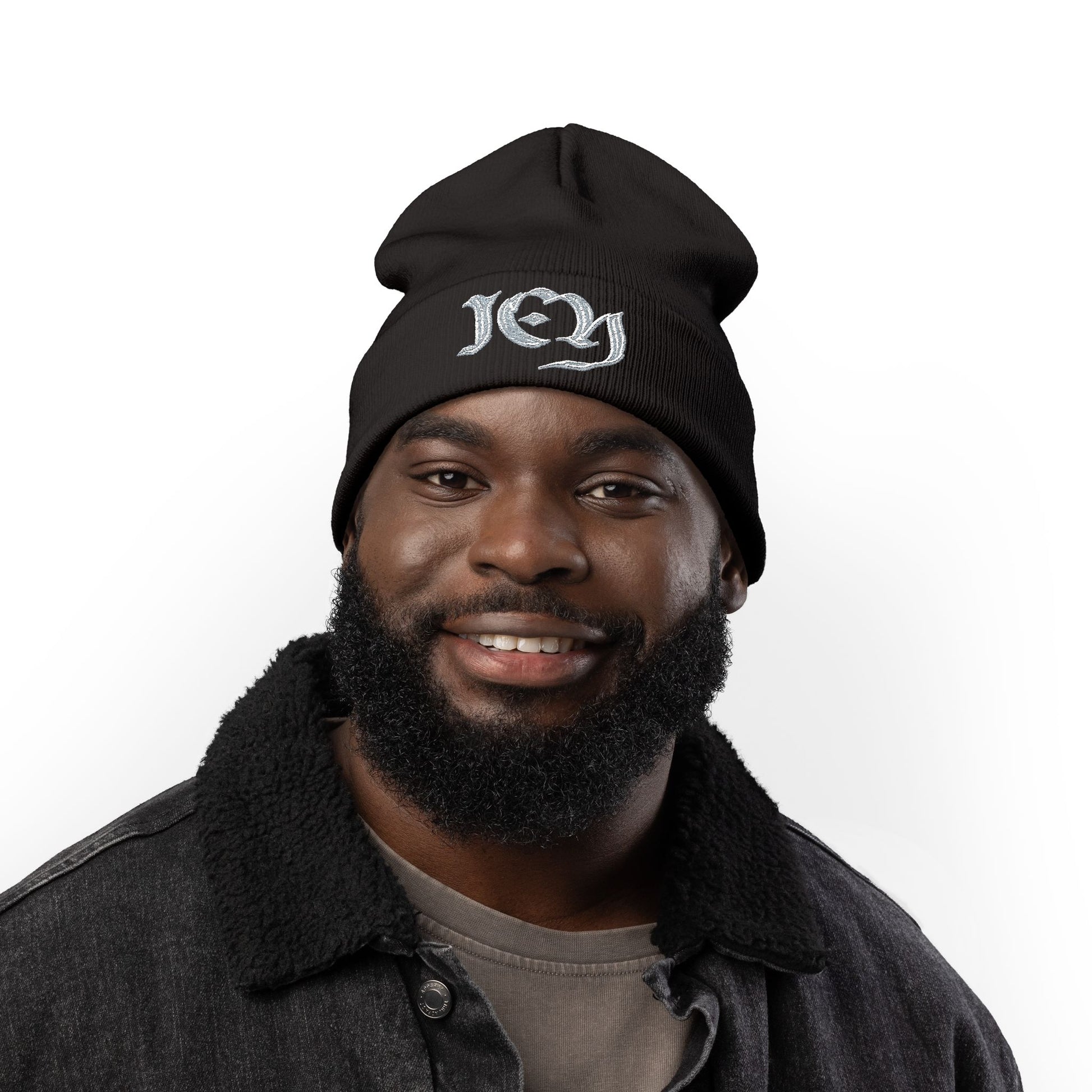 “ICY” Knit Beanie (Embroidery)