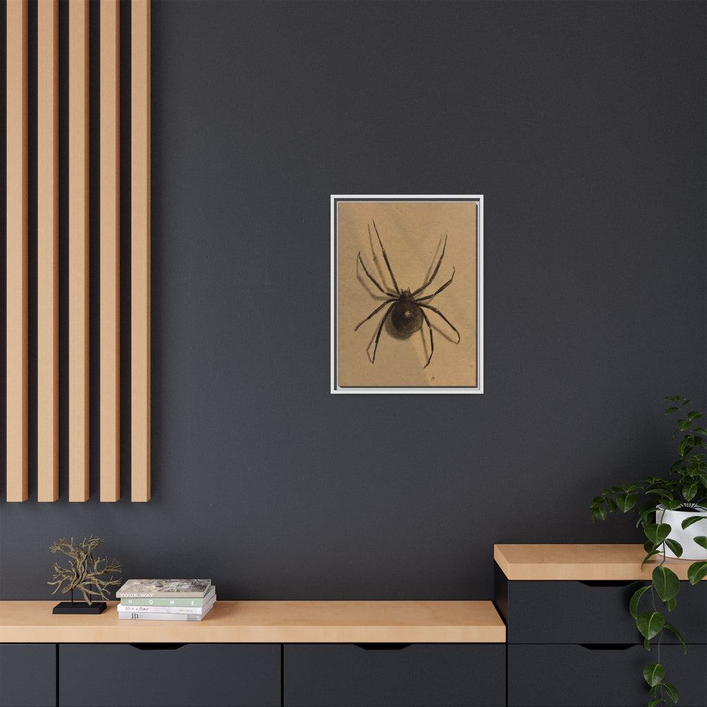 “Spider” Matte Canvas, Framed (Multi-color) Print