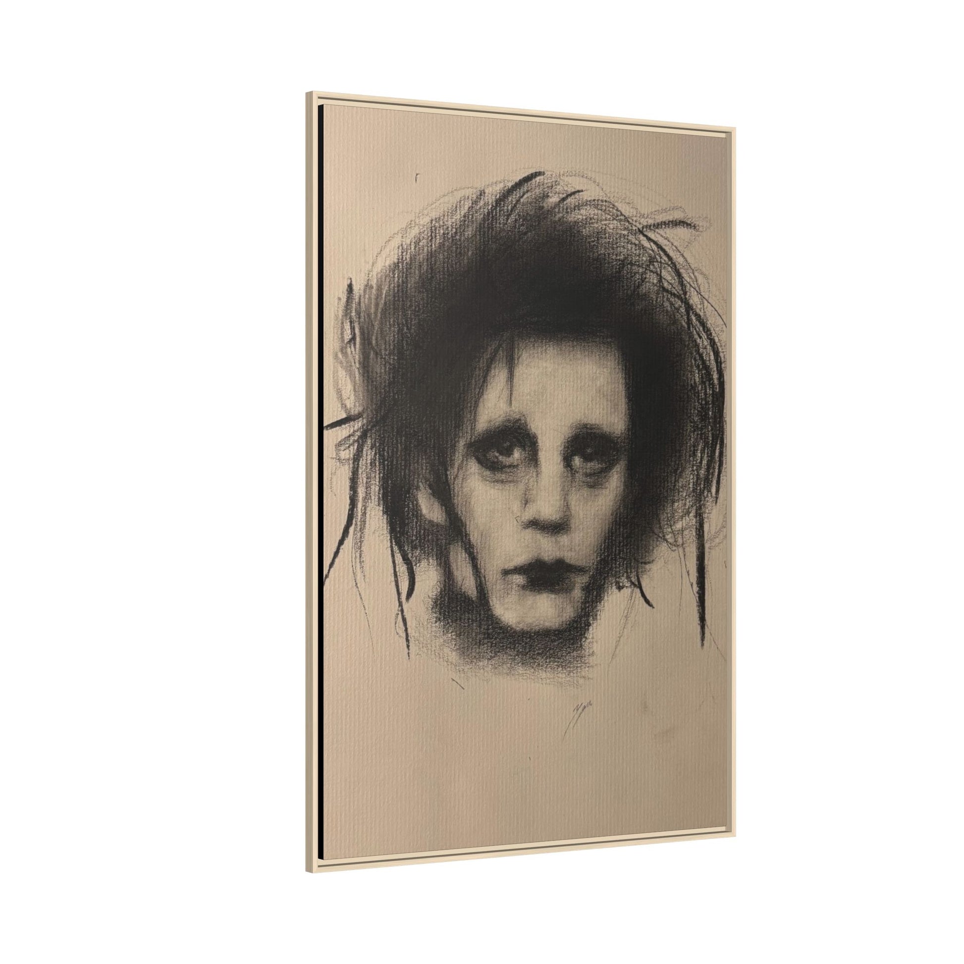 “Edward” Matte Canvas, Framed (Multi-color)