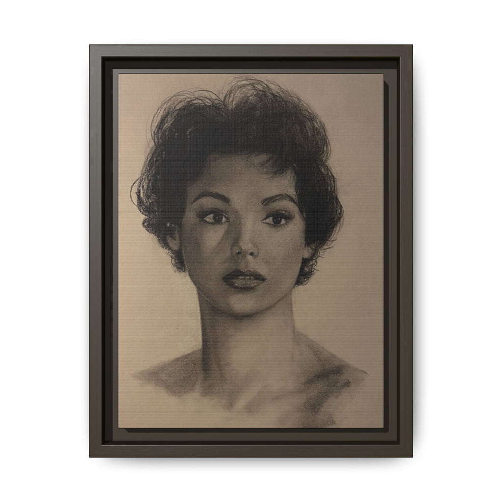 “Still Gaze” Matte Canvas, Framed (Multi-color) PRINT