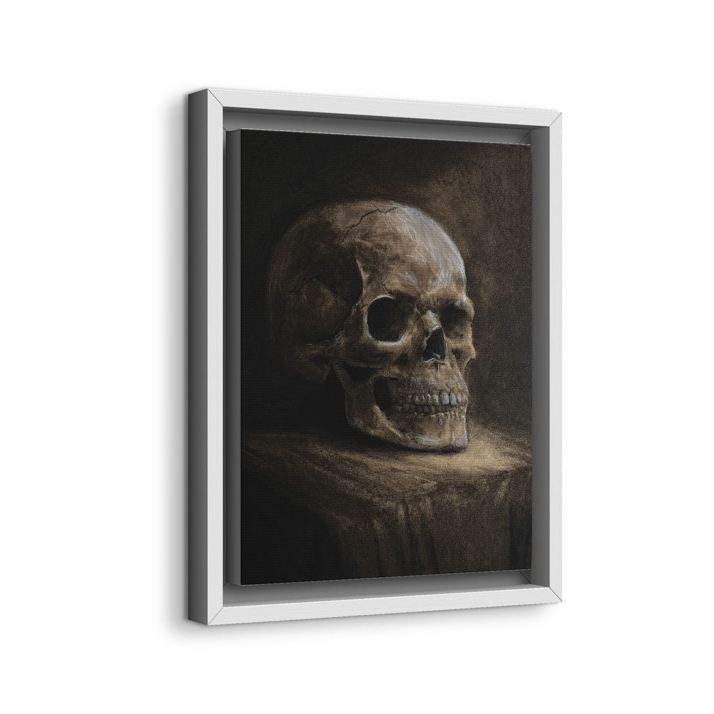 Framed Canvas Skull Portrait Wall Art