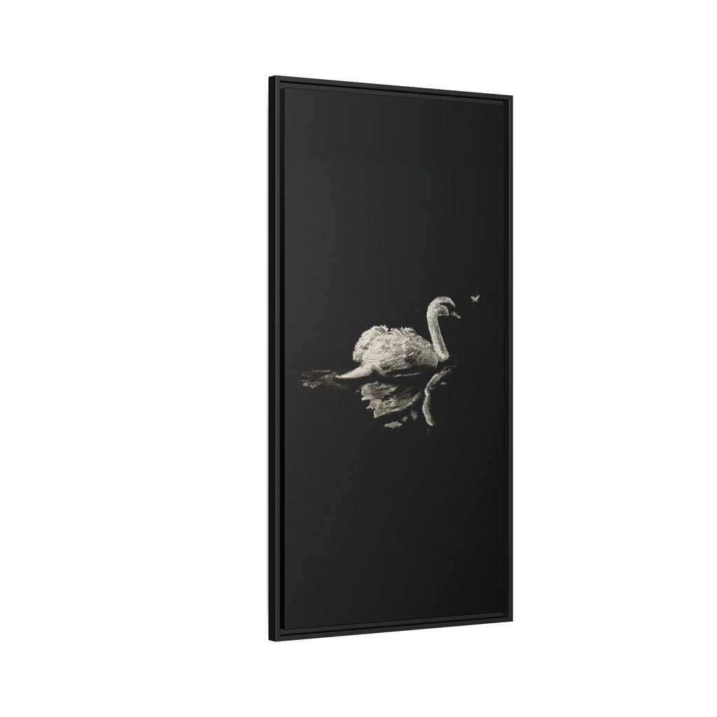 “Swan” Matte Canvas, Framed (Multi-color)