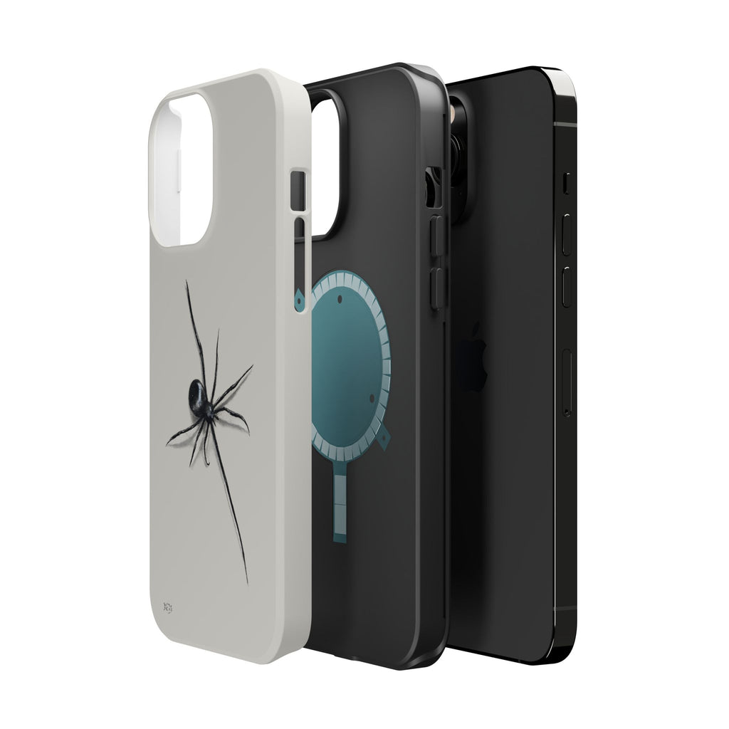 "ICY" Spider Sketch Magnetic Impact-Resistant Phone Case