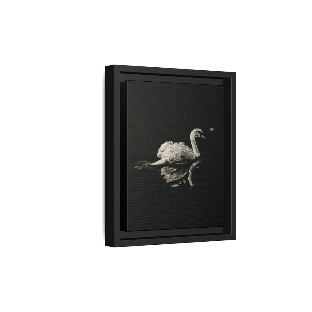 “Swan” Matte Canvas, Framed (Multi-color)