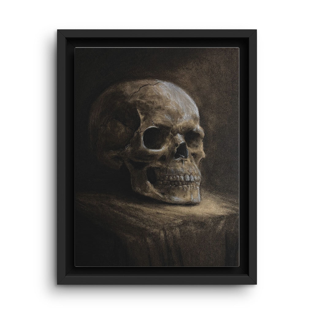 Framed Canvas Skull Portrait Wall Art