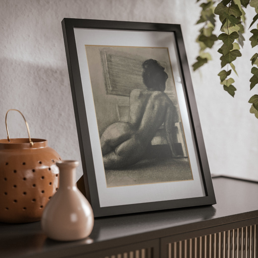“Sitting Pretty” Framed Posters, Black