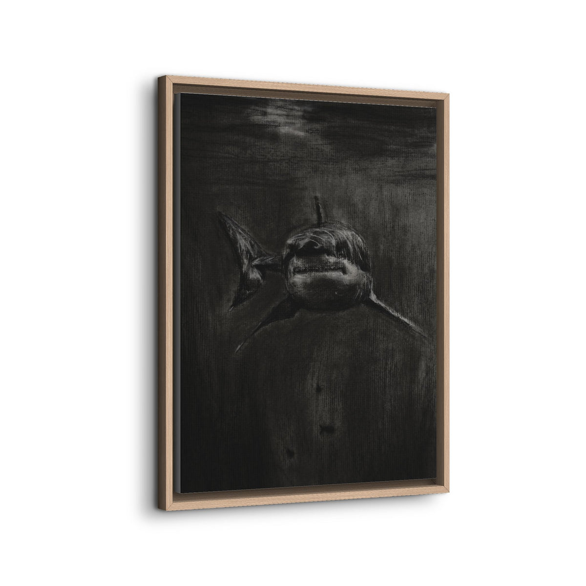 Dark Surrealist Framed Canvas Wall Art