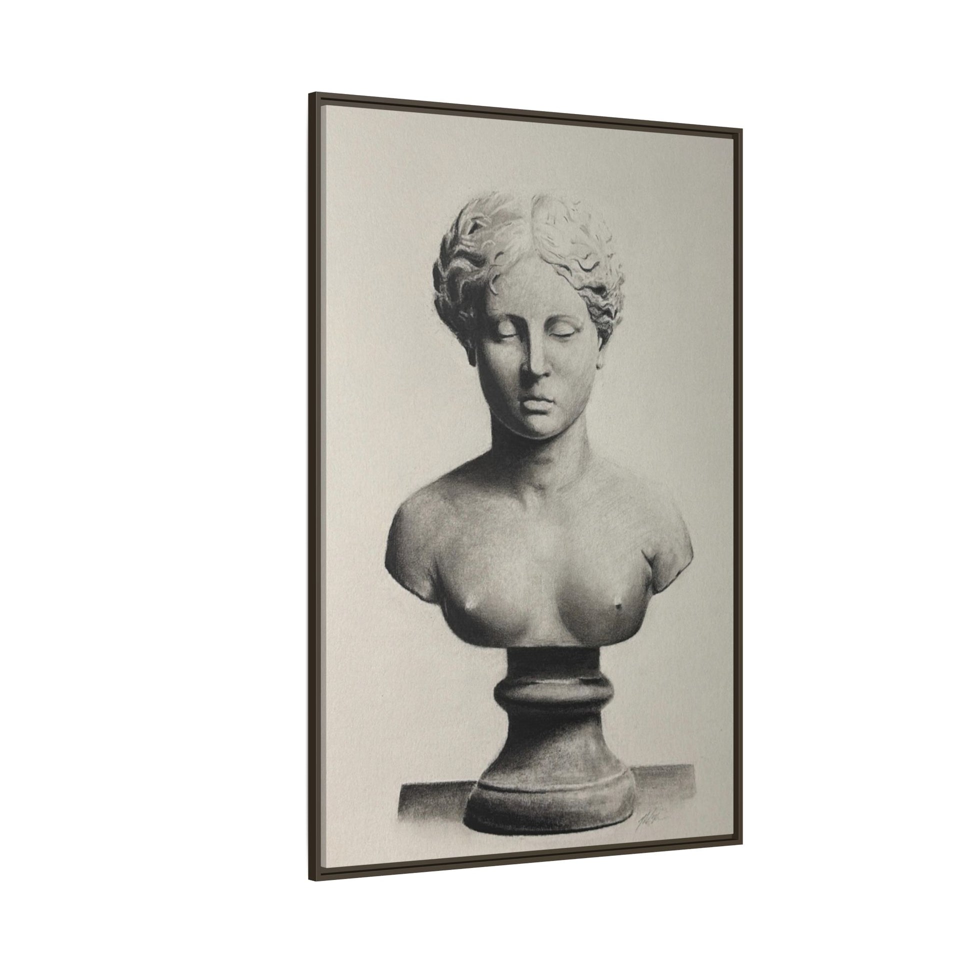 SCULPTURE Matte Canvas, Framed (Multi-color)