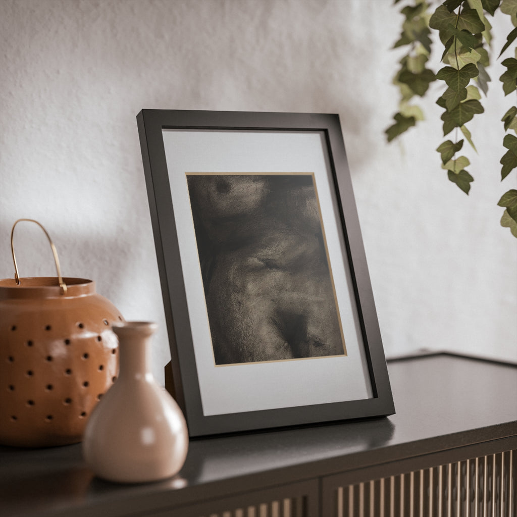 “The Price Of Intuition” Framed Posters, Black