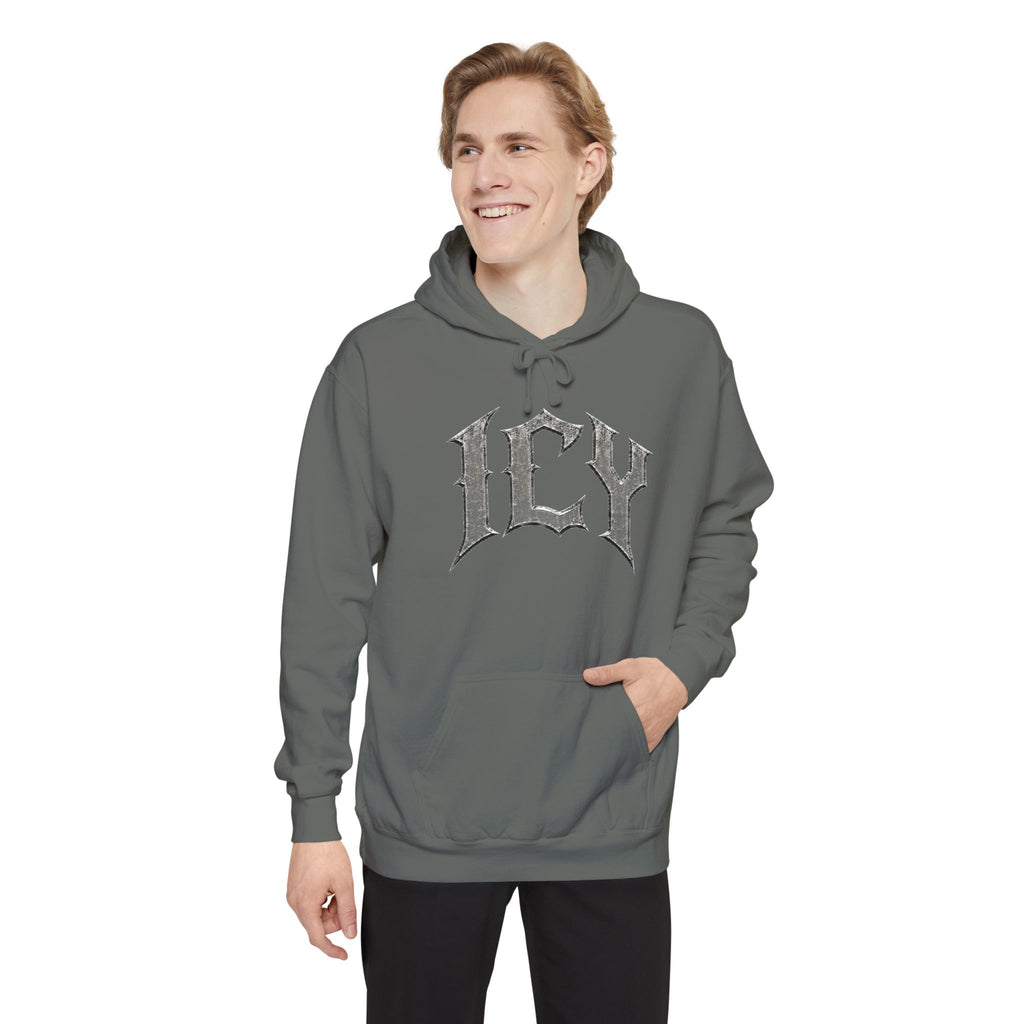 ICY Hoodie — Vintage Ice Text Pullover
