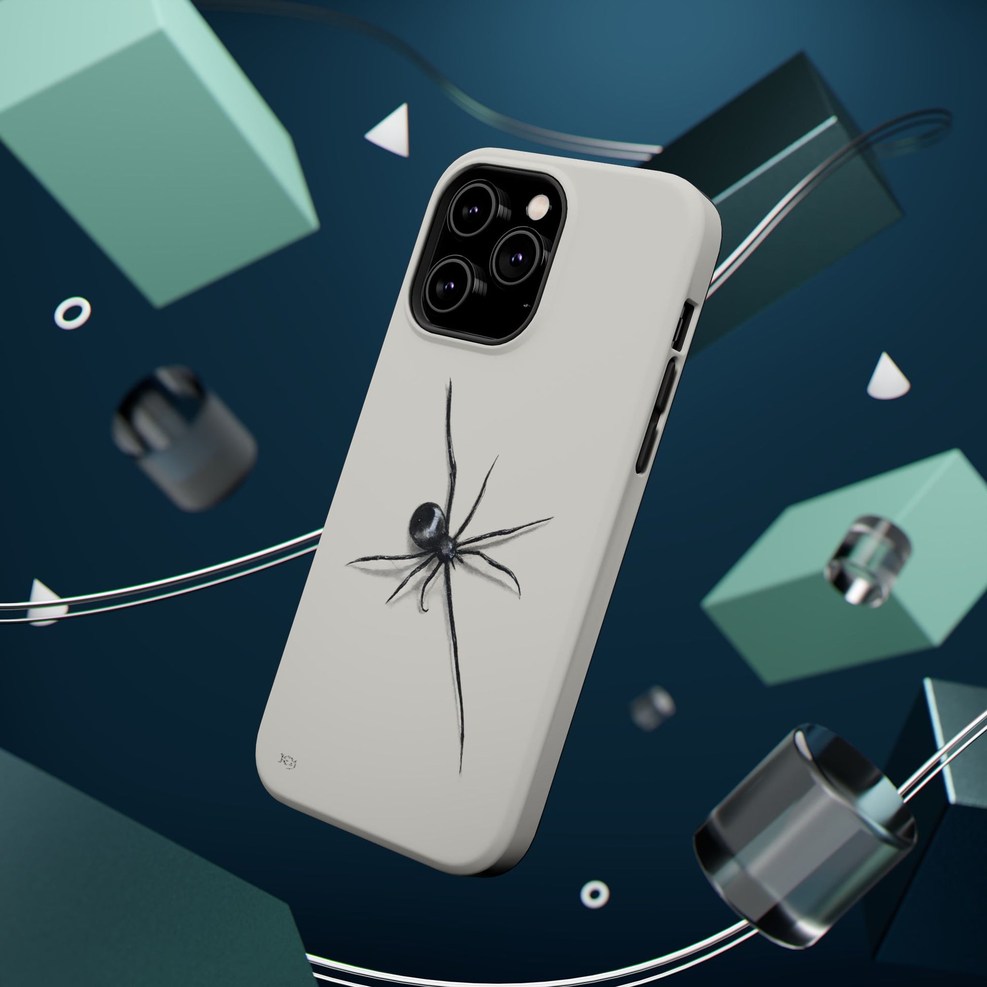 "ICY" Spider Sketch Magnetic Impact-Resistant Phone Case