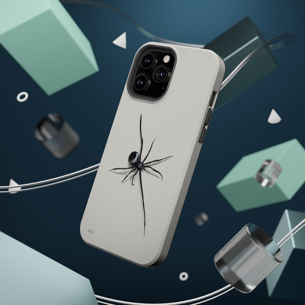 "ICY" Spider Sketch Magnetic Impact-Resistant Phone Case