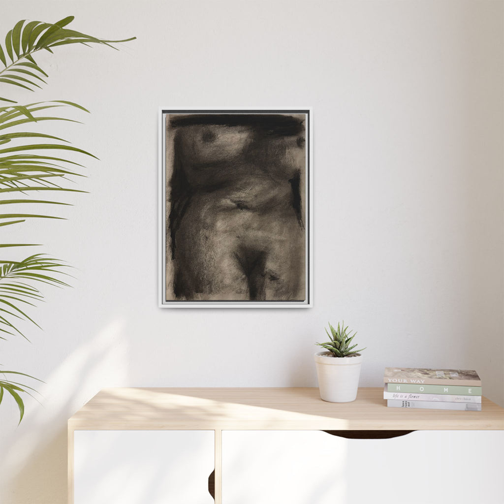 “The Price Of Intuition” Matte Canvas, Framed (Multi-color)