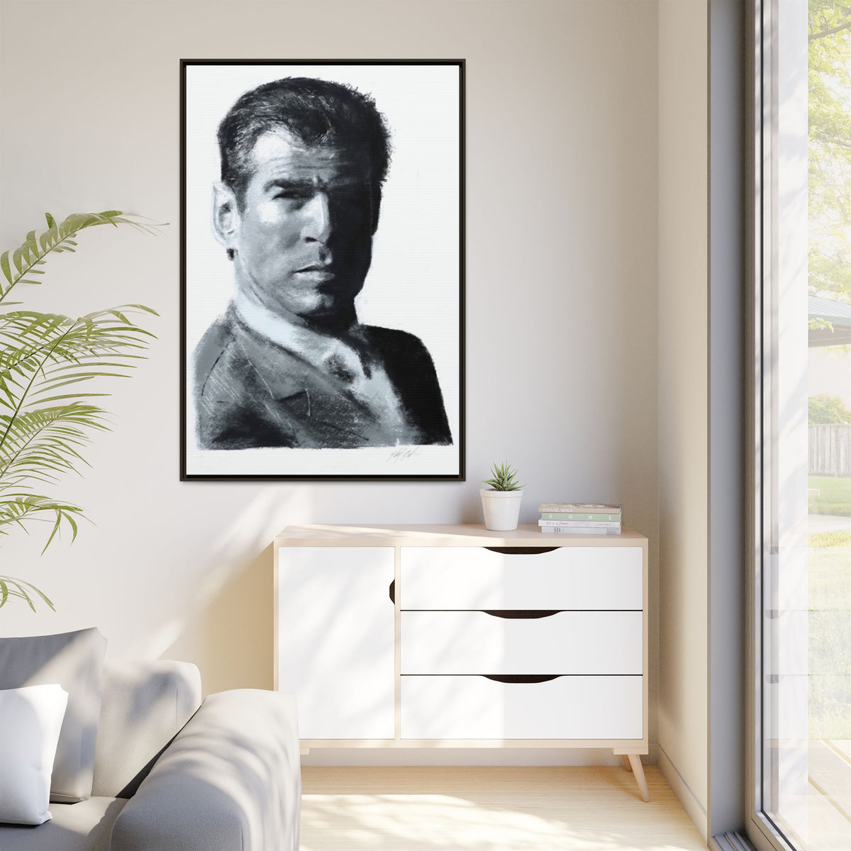 BOND Matte Canvas, Framed (Multi-color)