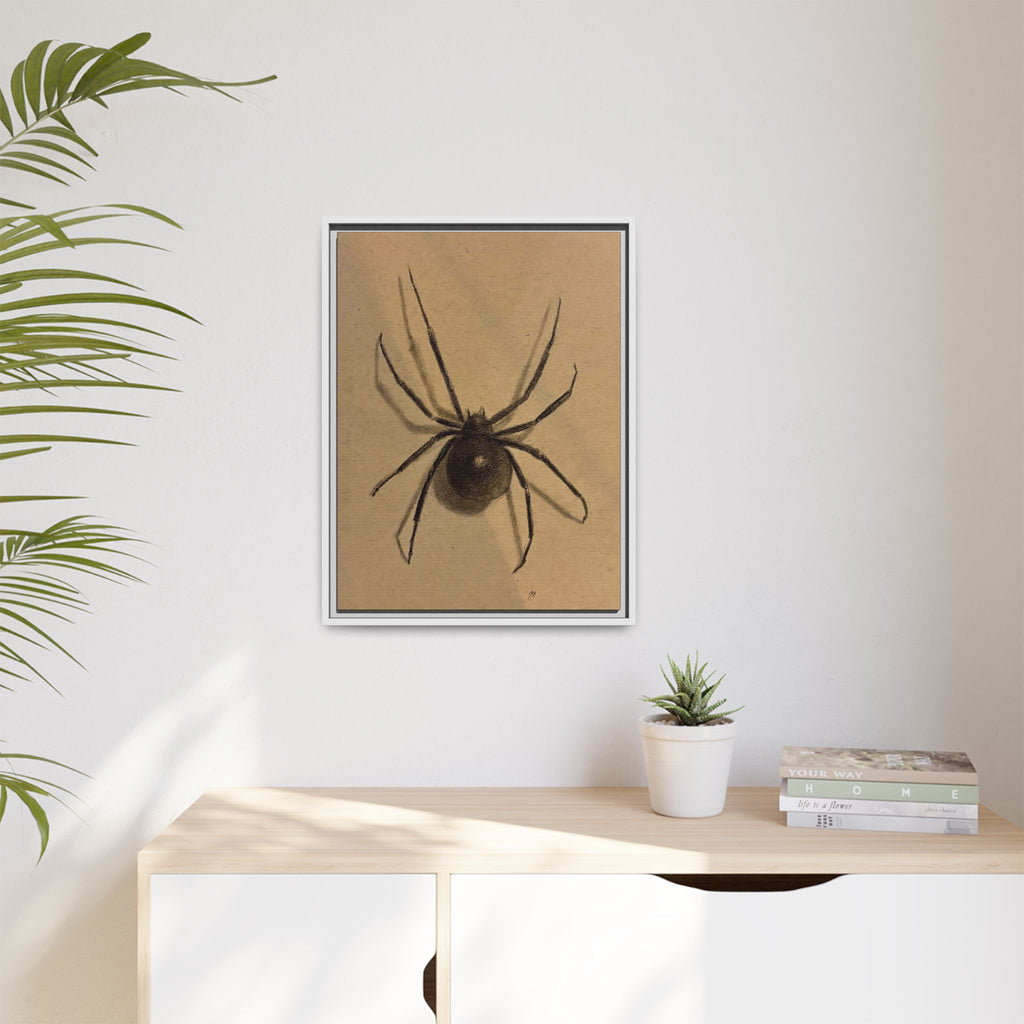 “Spider” Matte Canvas, Framed (Multi-color) Print