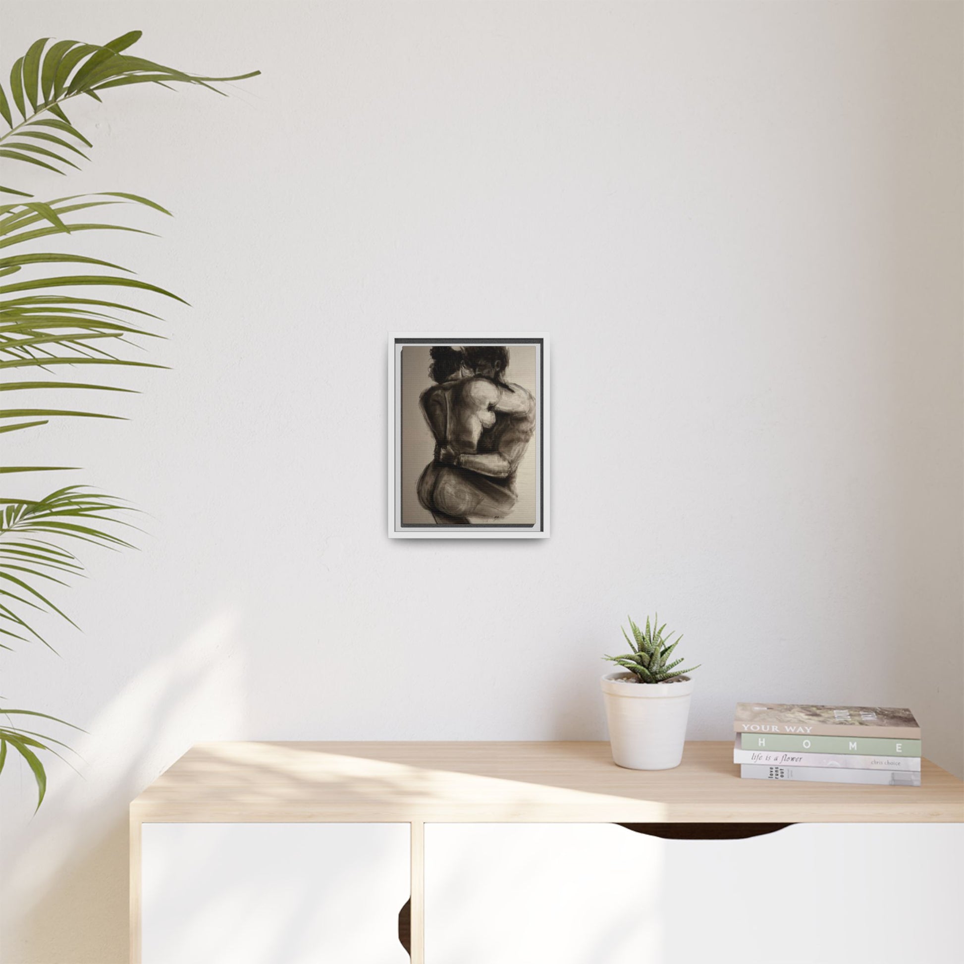 “LAST DAY ON EARTH” Matte Canvas, Framed (Multi-color)