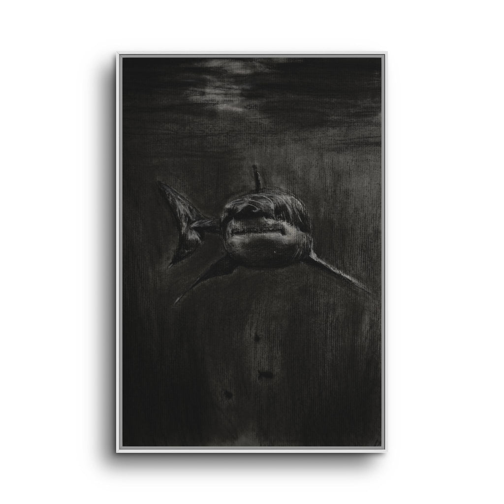 Dark Surrealist Framed Canvas Wall Art