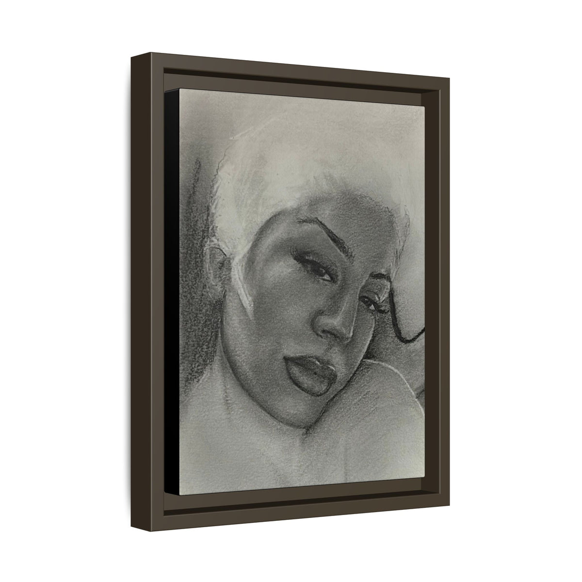 Mads Study Matte Canvas, Framed (Multi-color)