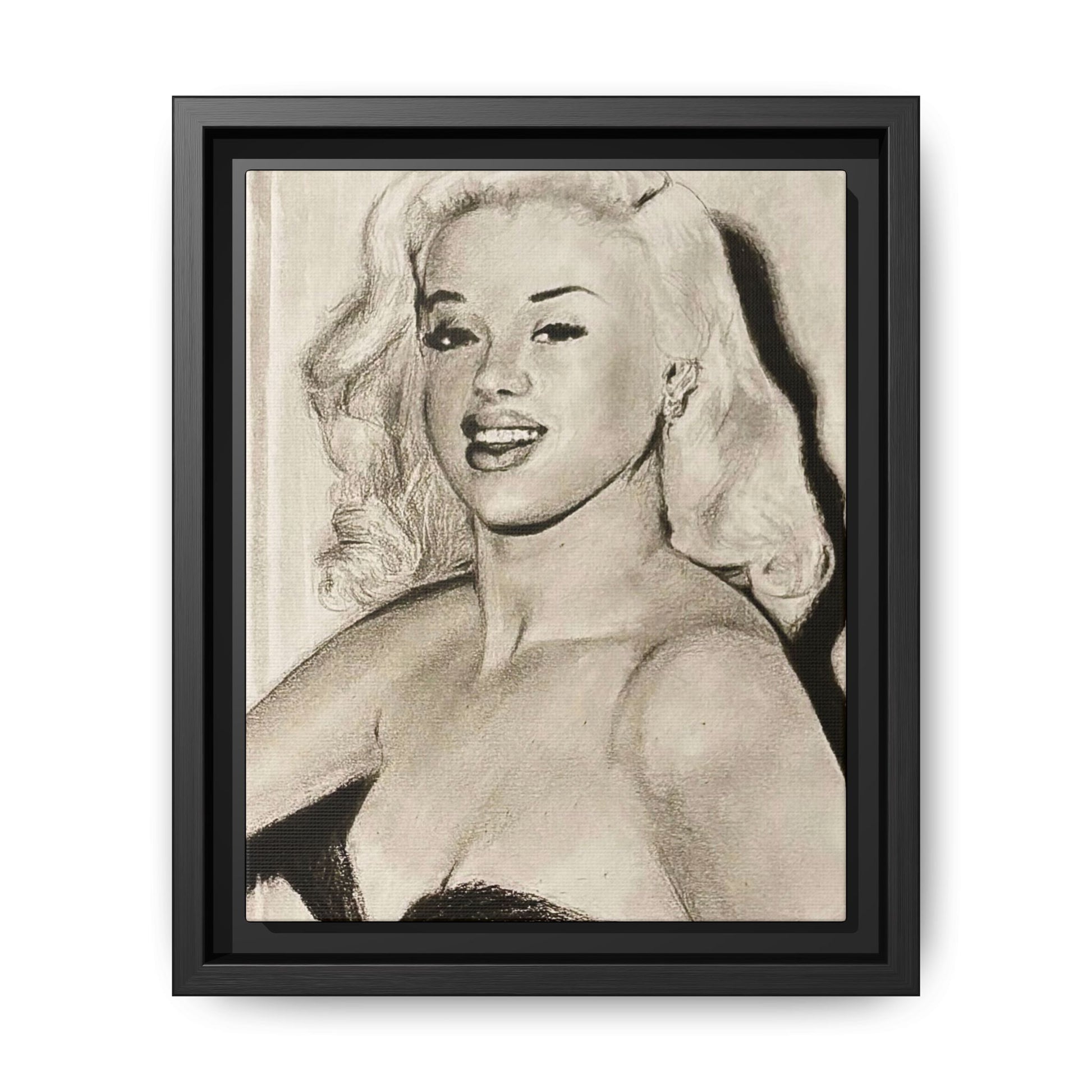 “Diana” Matte Canvas, Framed (Multi-color)