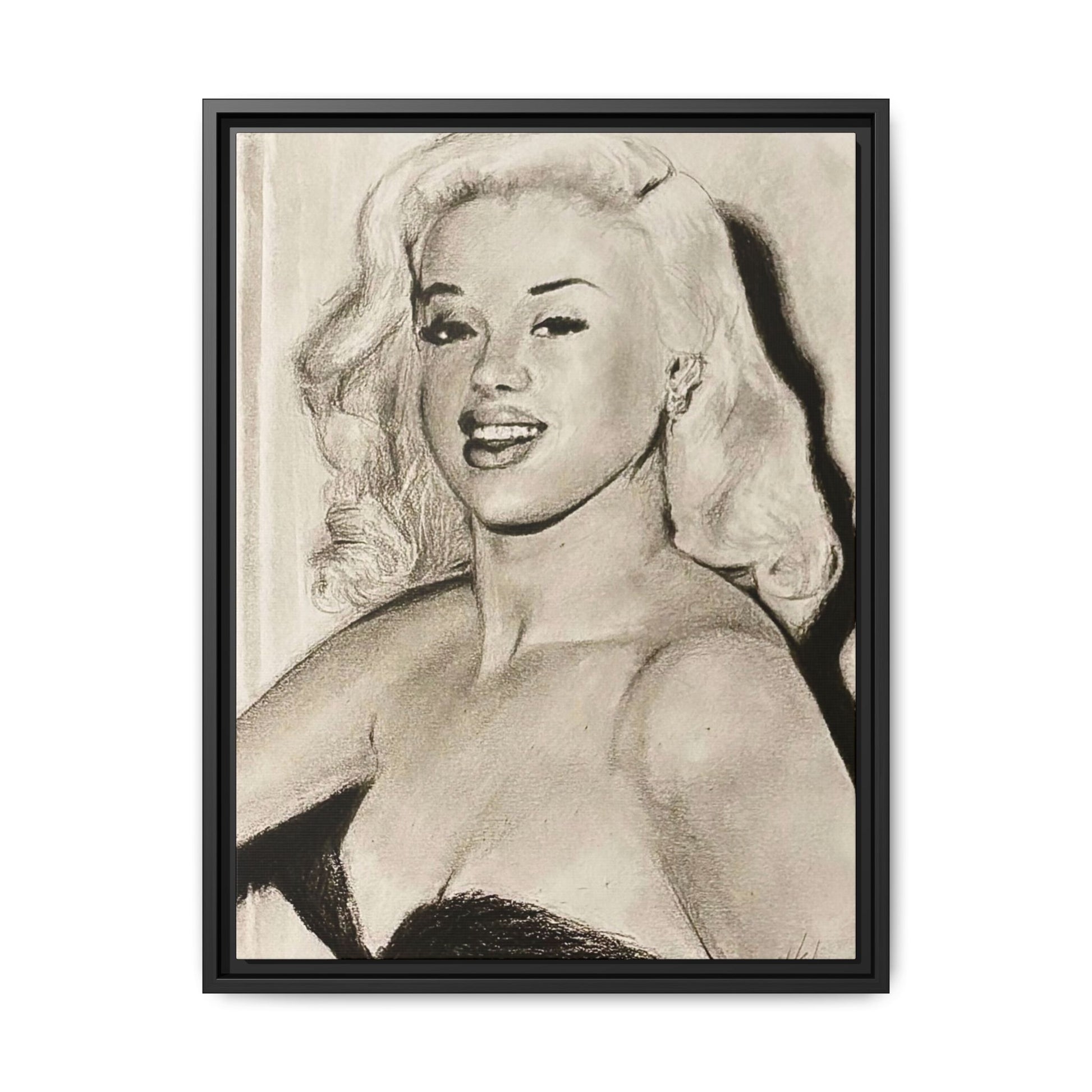“Diana” Matte Canvas, Framed (Multi-color)