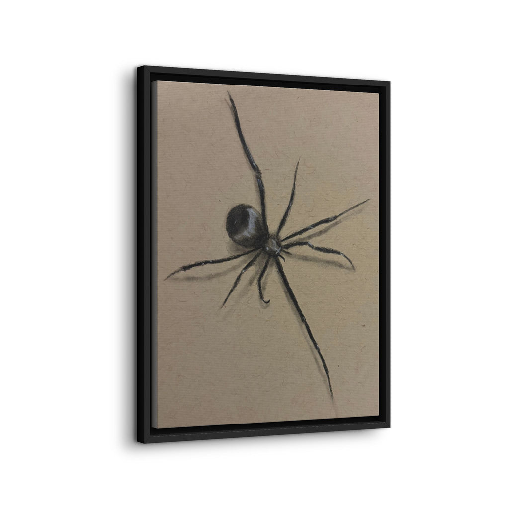Framed Canvas Spider Wall Art