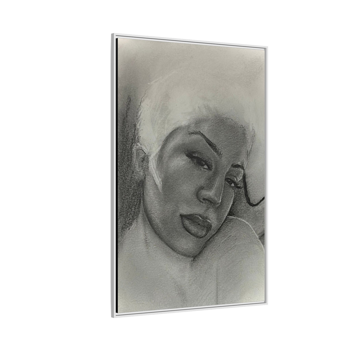 Mads Study Matte Canvas, Framed (Multi-color)