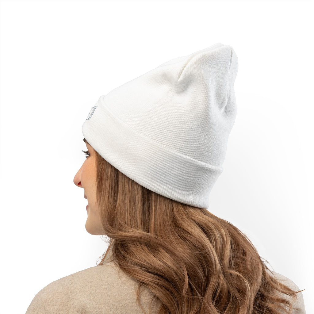 “ICY” Knit Beanie (Embroidery)