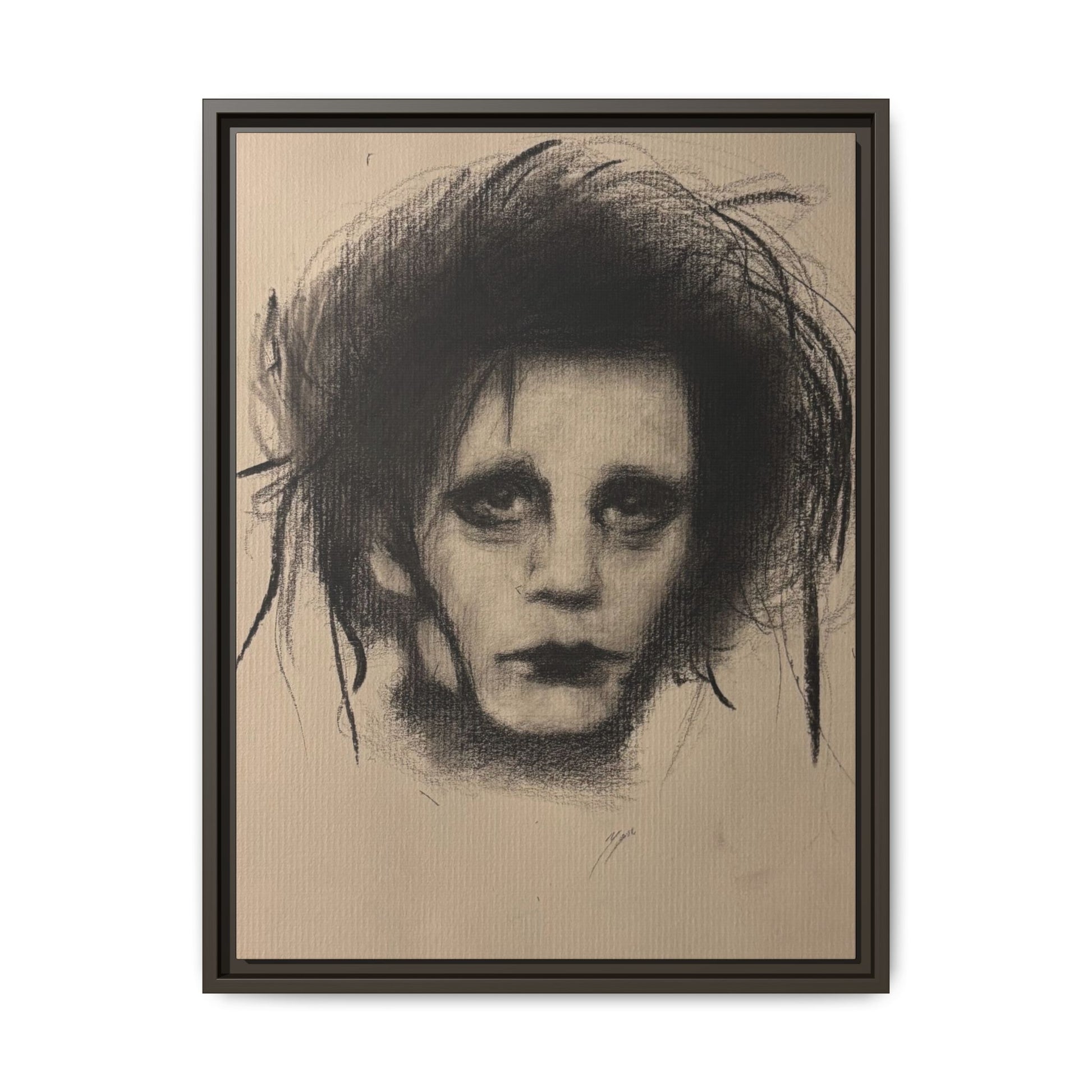 “Edward” Matte Canvas, Framed (Multi-color)