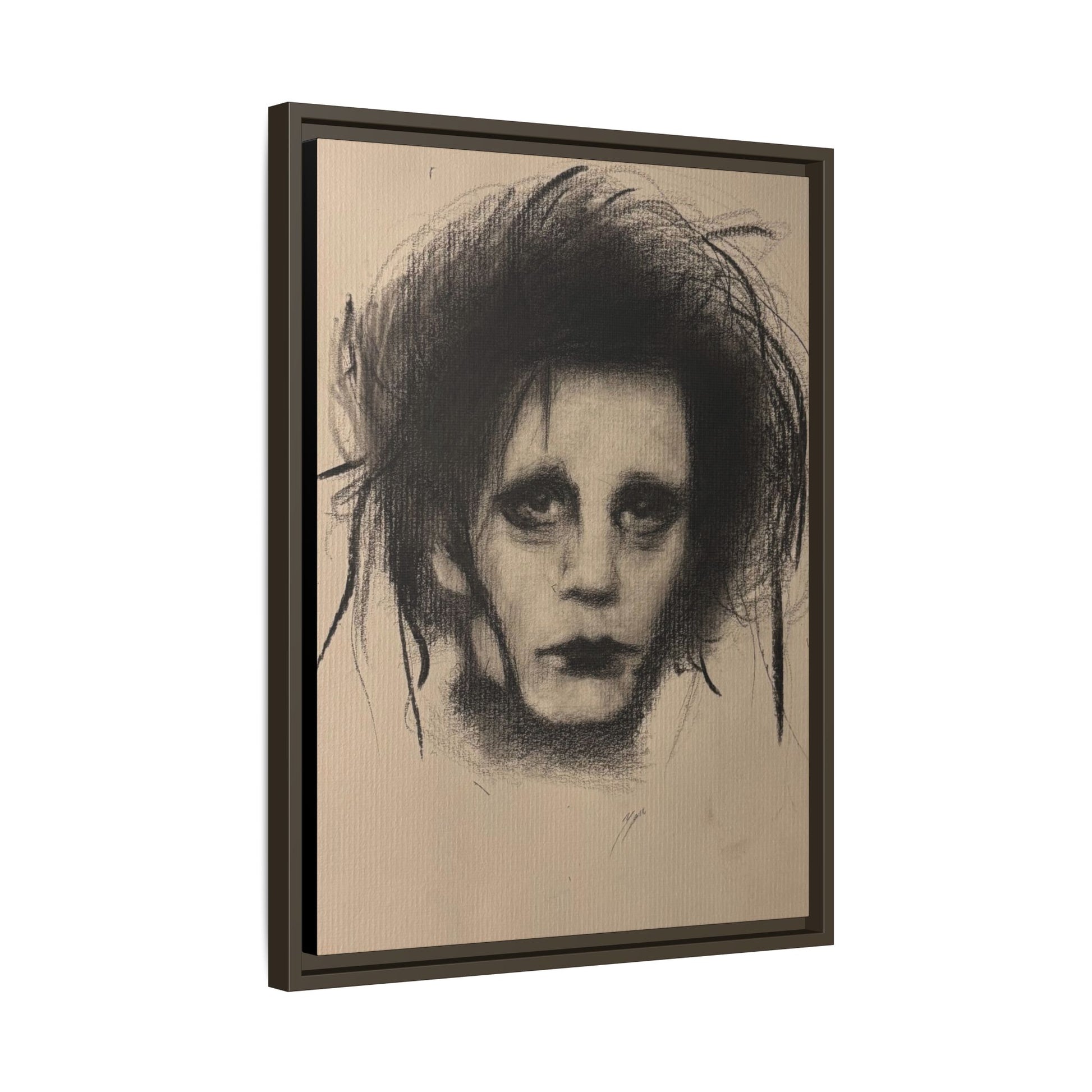 “Edward” Matte Canvas, Framed (Multi-color)