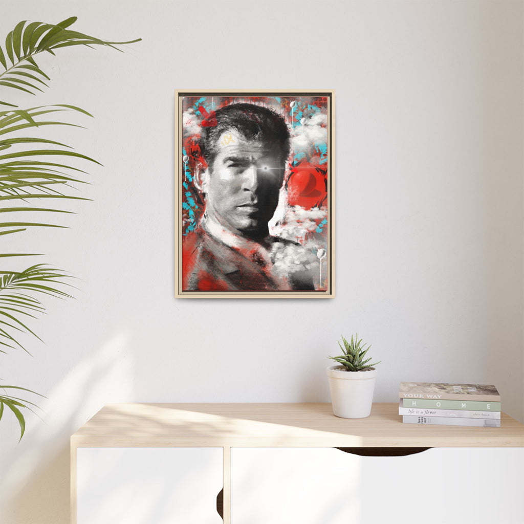 “James” Matte Canvas, Framed (Multi-color)