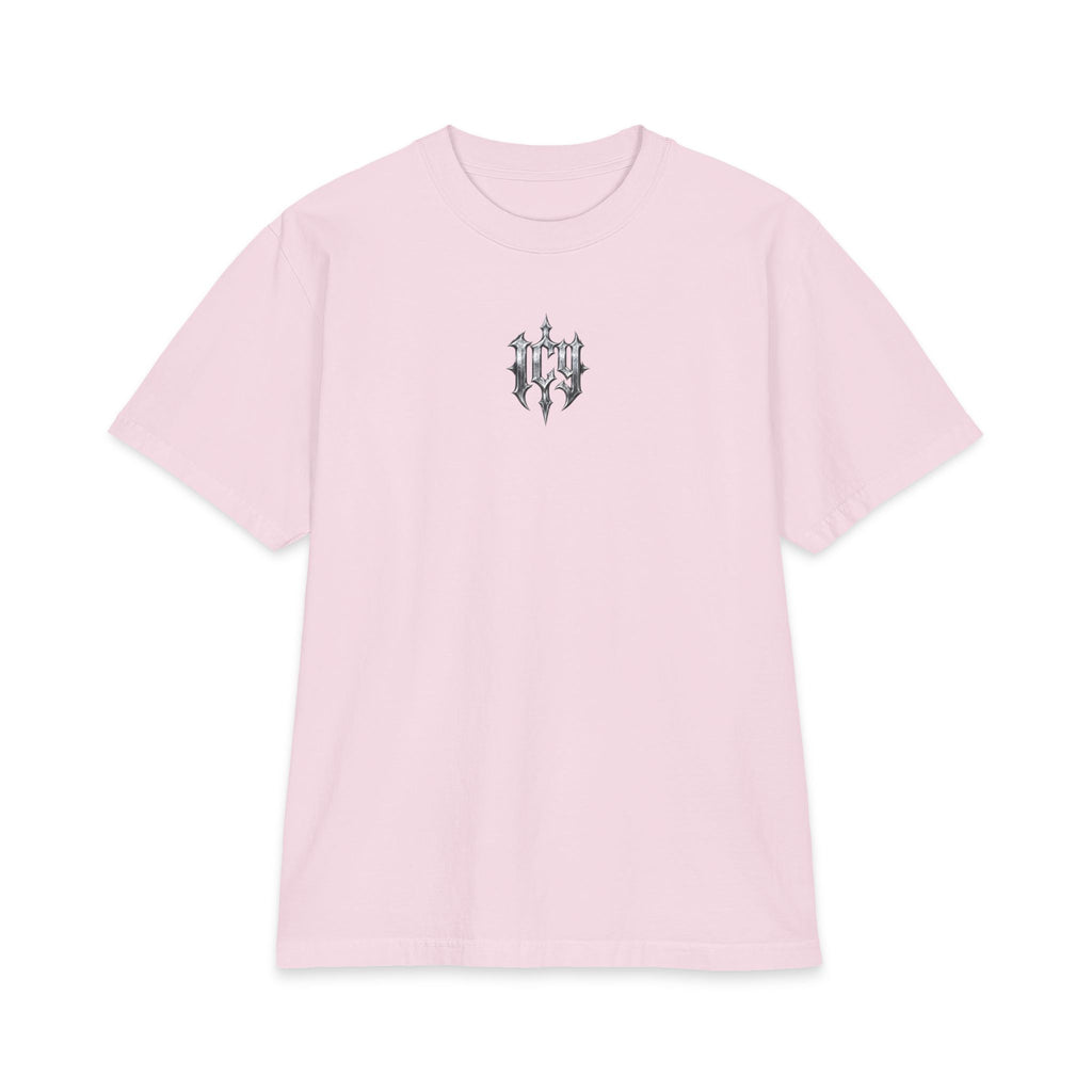 Metallic Spike Logo Short Sleeve Graphic T-Shirt