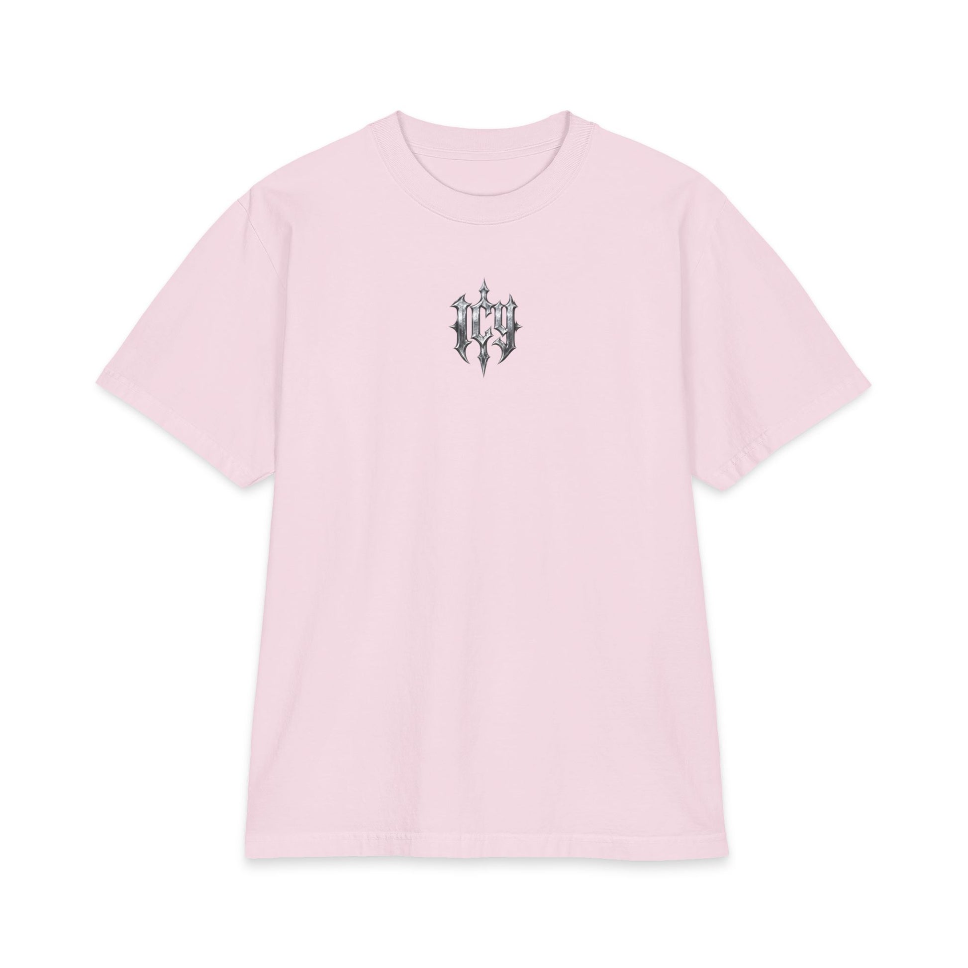 Metallic Spike Logo Short Sleeve Graphic T-Shirt