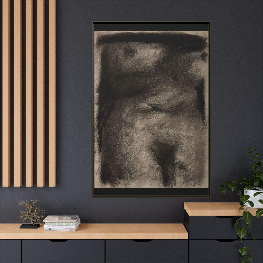 “The Price Of Intuition” Matte Canvas, Framed (Multi-color)