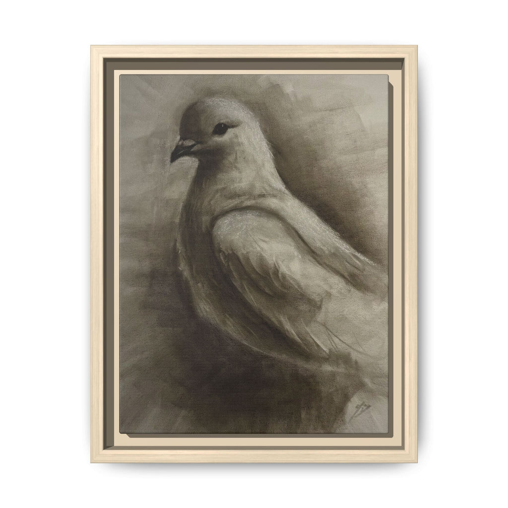 “Dove” Matte Canvas, Framed (Multi-color)