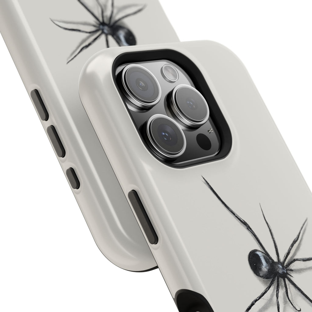 "ICY" Spider Sketch Magnetic Impact-Resistant Phone Case