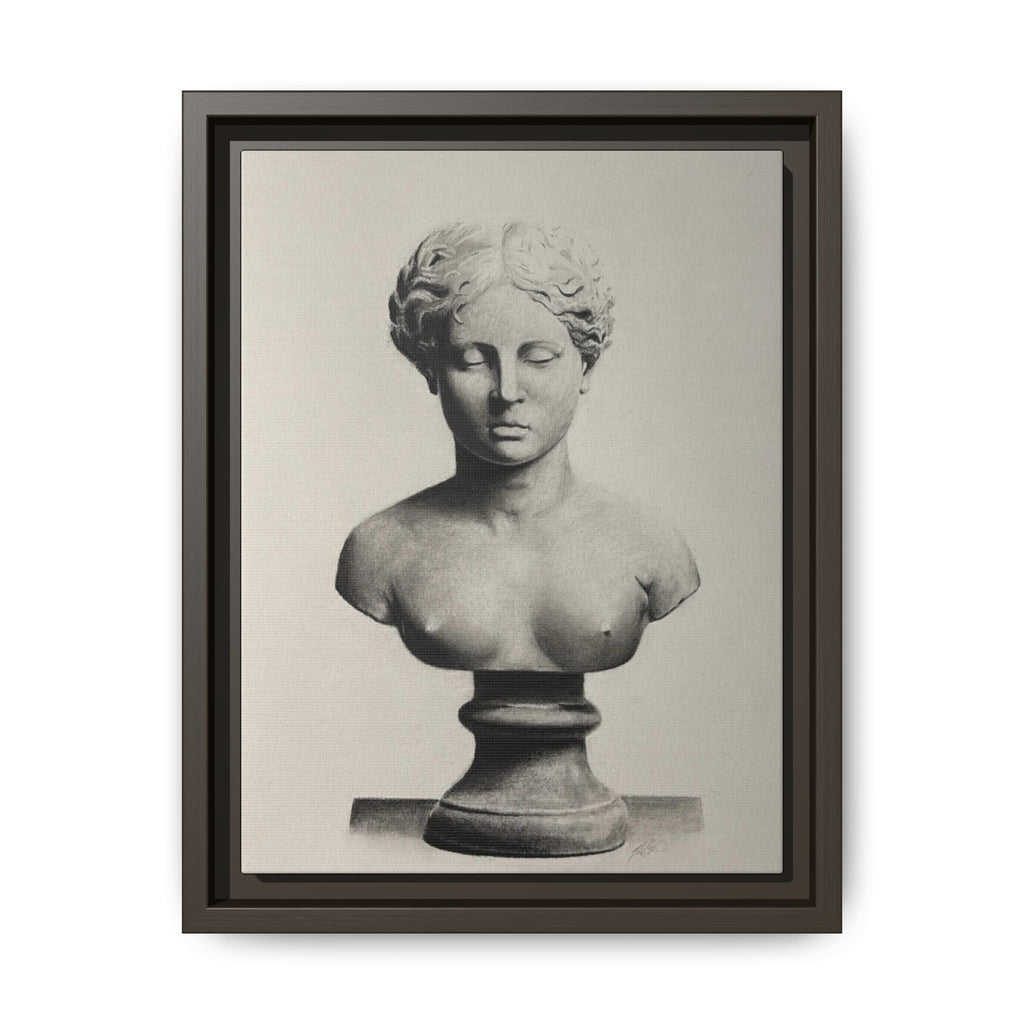 SCULPTURE Matte Canvas, Framed (Multi-color)