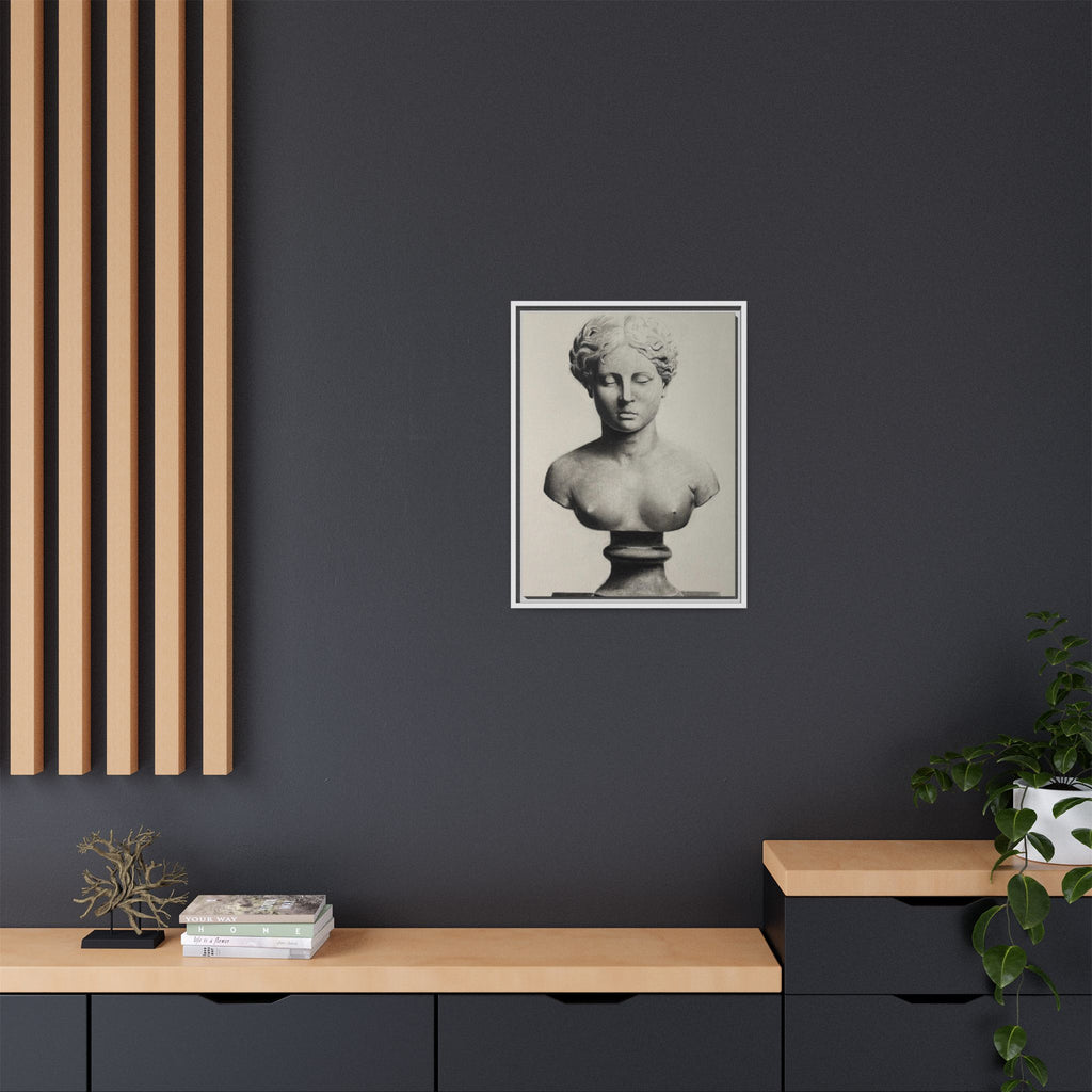 SCULPTURE Matte Canvas, Framed (Multi-color)