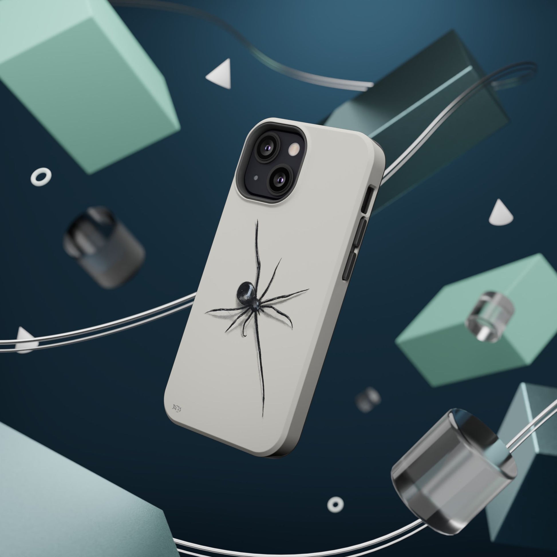 "ICY" Spider Sketch Magnetic Impact-Resistant Phone Case